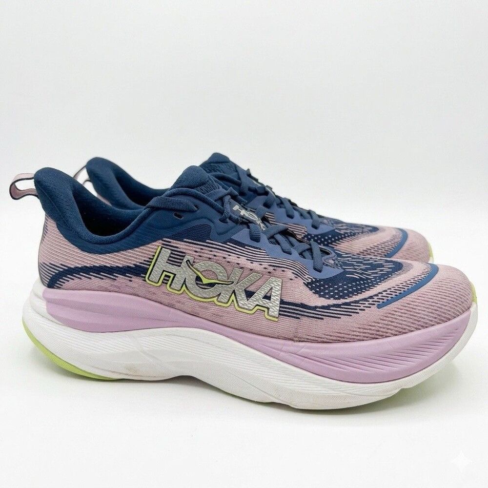 Hoka Skyflow Shoes Pink Twilight Womens 9 Athletic Running Cushioned Sneakers